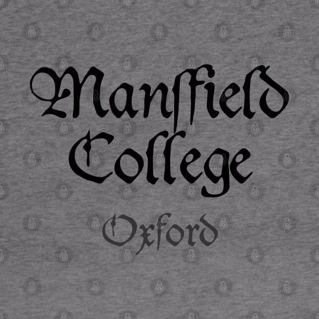 Oxford Mansfield College Medieval University by RetroGeek